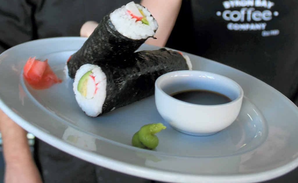 Sushi has arrived at Belle Vue Cafe and owners Mark and Rosie Favero are rolling up the goodness. Sushi has arrived at Belle Vue Cafe and owners Mark and Rosie Favero are rolling up the goodness.